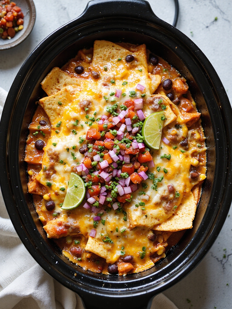 slow cooked enchilada casserole