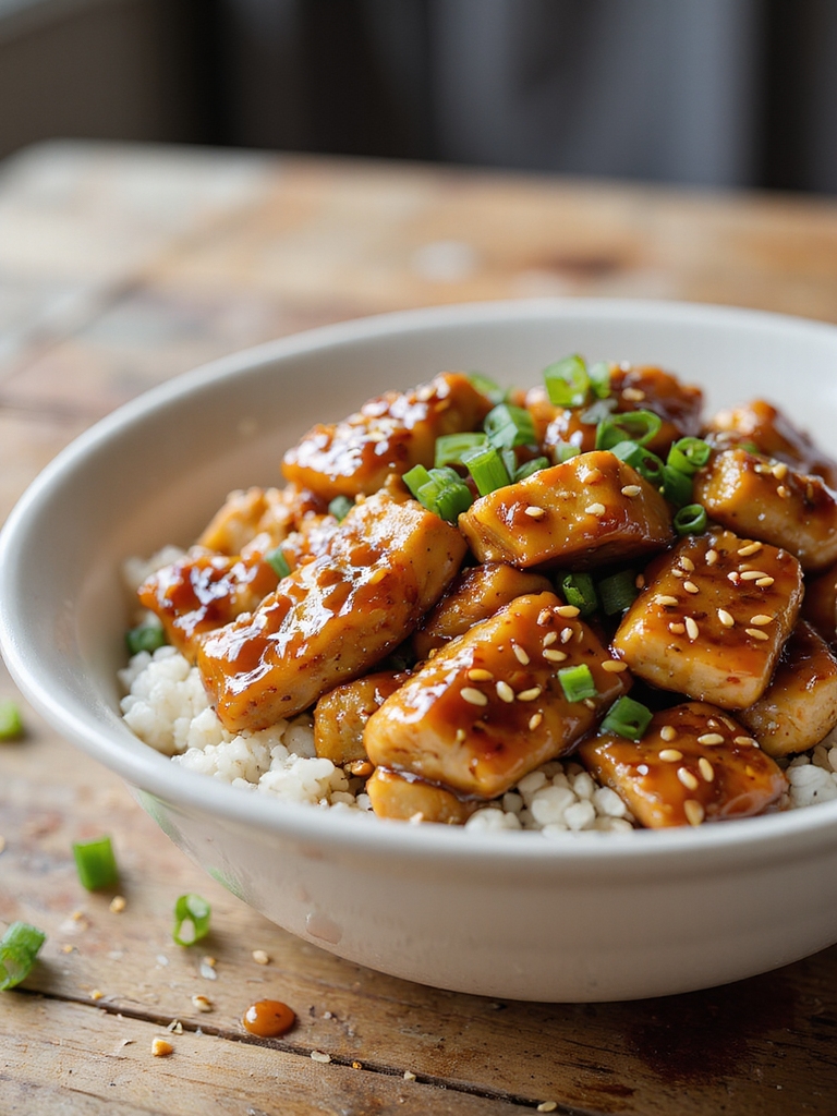 slow cooked honey garlic chicken