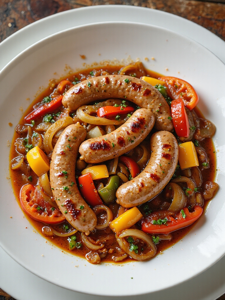 slow cooked italian sausage medley