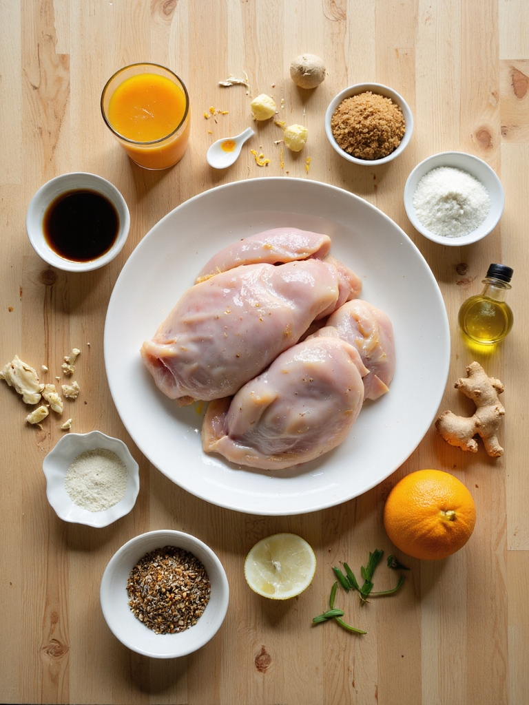 slow cooked orange soy glaze