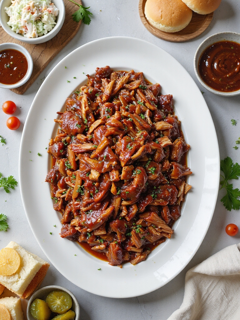 slow cooked pulled pork sliders