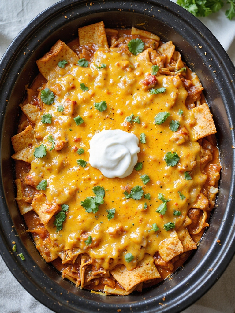 slow cooked shredded chicken enchiladas