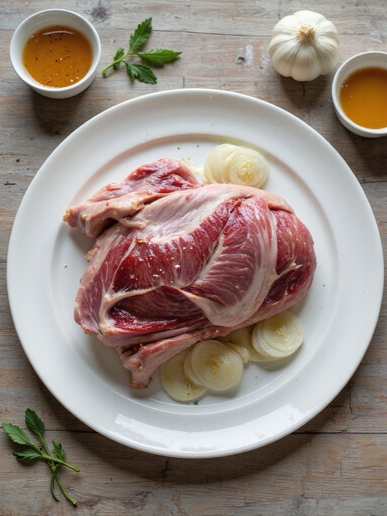 slow cooked shredded pork shoulder