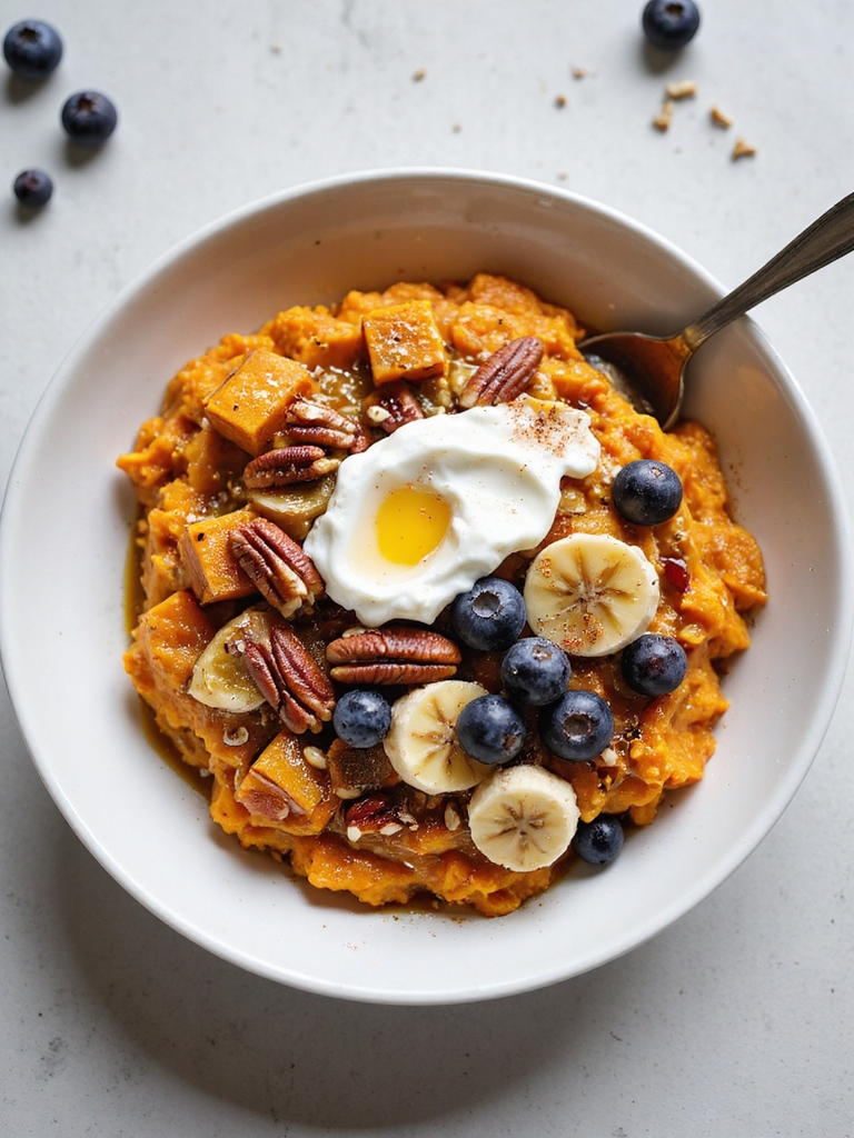 slow cooked spiced sweet potatoes