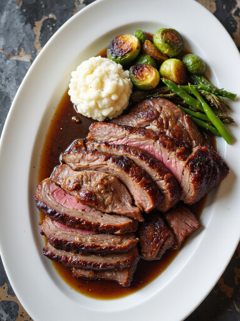 slow cooked tender beef roast