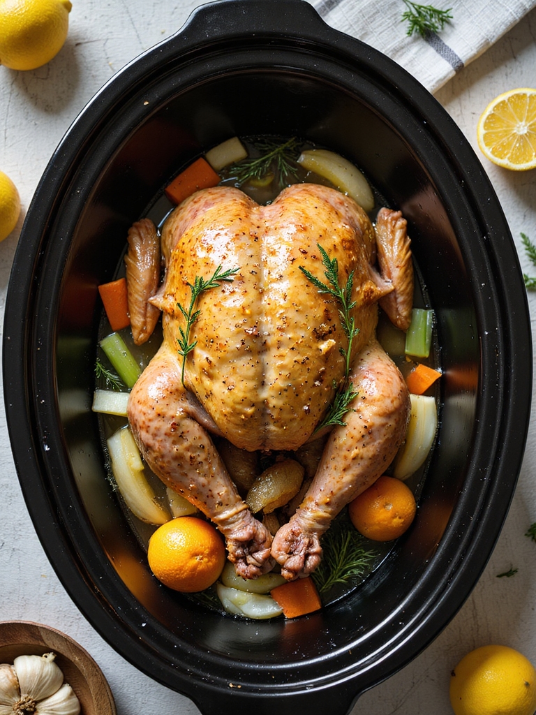 slow cooked whole turkey method