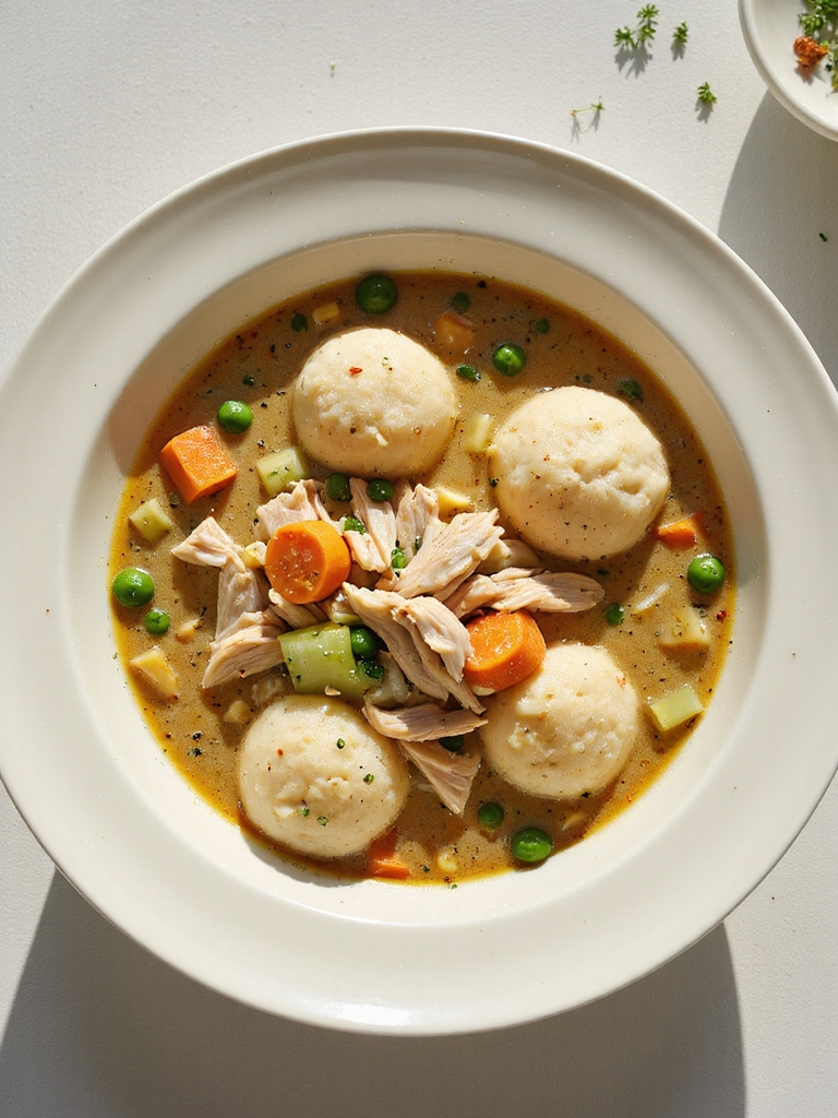 slow cooker creamy chicken dumplings