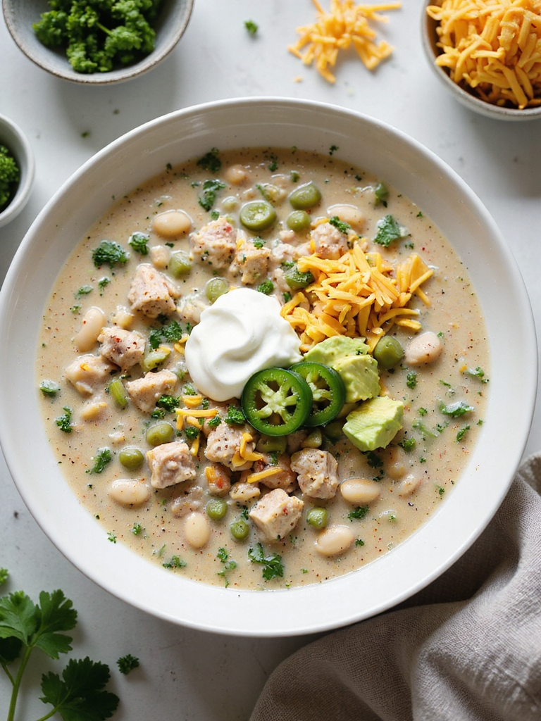 slow cooker creamy white turkey