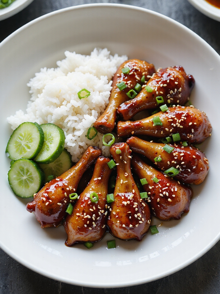 slow cooker sticky sesame drumsticks
