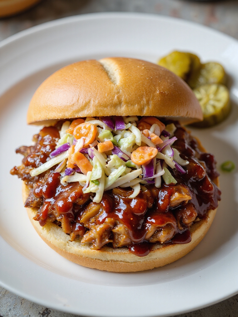 slow cooker tangy pulled pork
