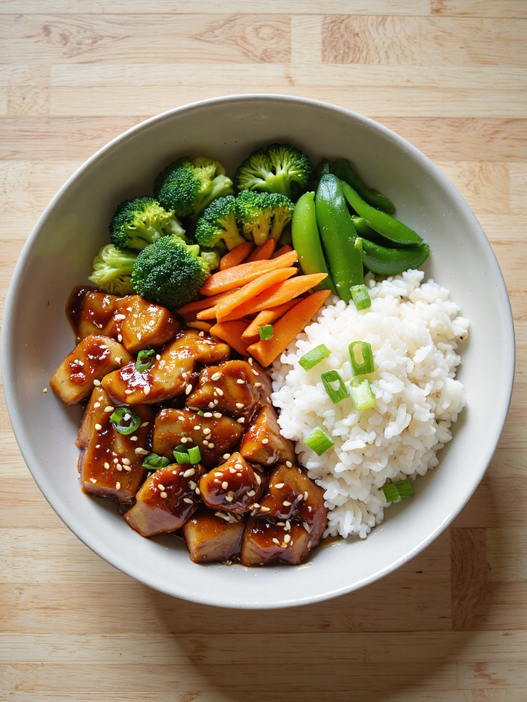 slow cooker teriyaki chicken bowls