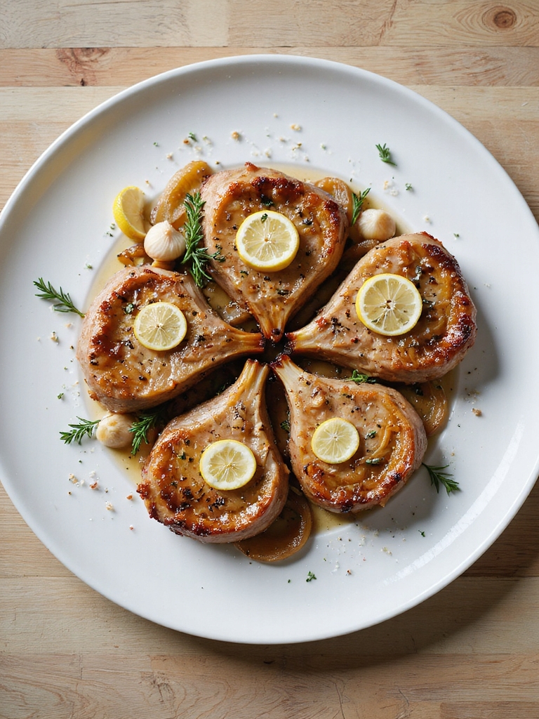 slow roasted tender pork chops