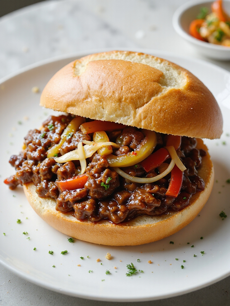 slow simmered cheesy philly sloppy