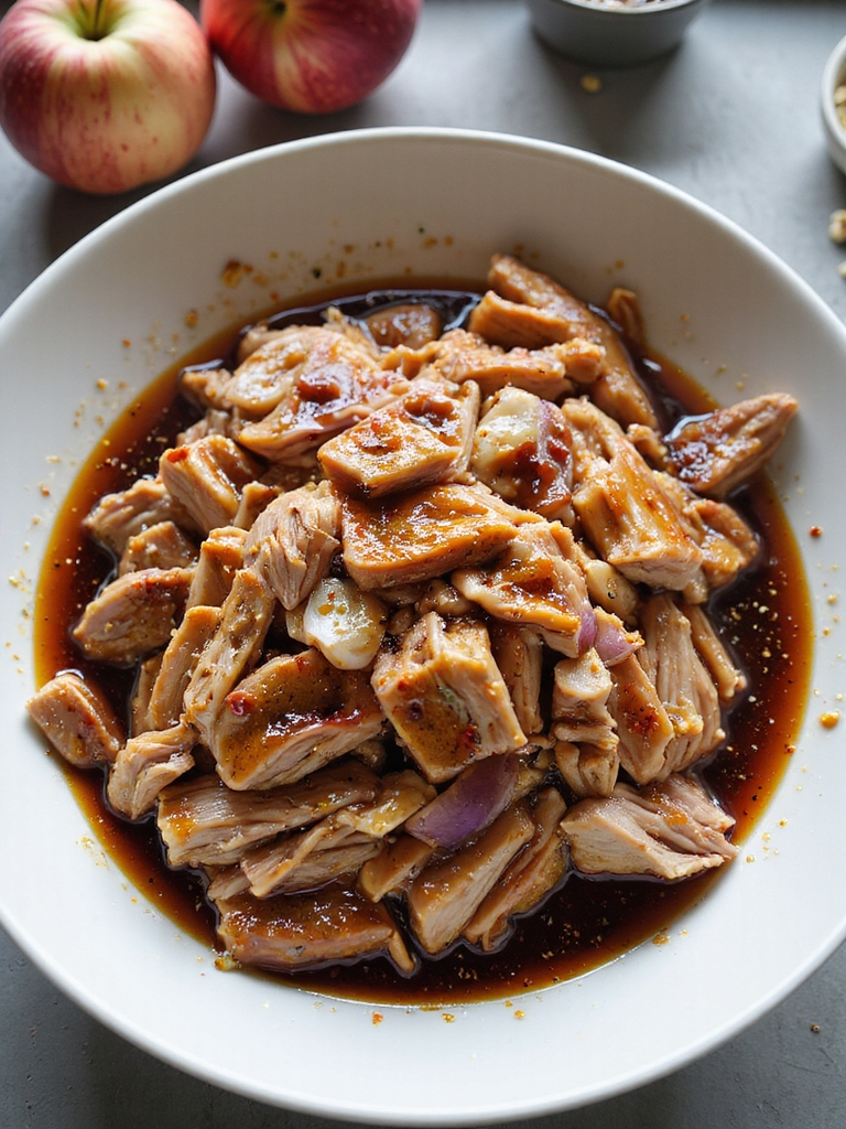 slow smoked vinegar braised pork