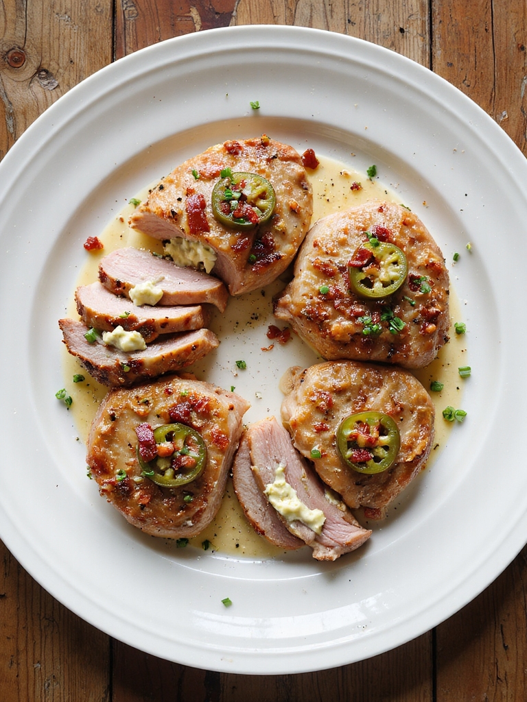 smoky bacon cream cheese stuffed