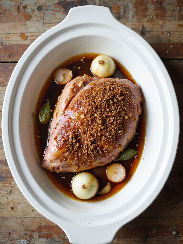 smoky brown sugar rubbed pork