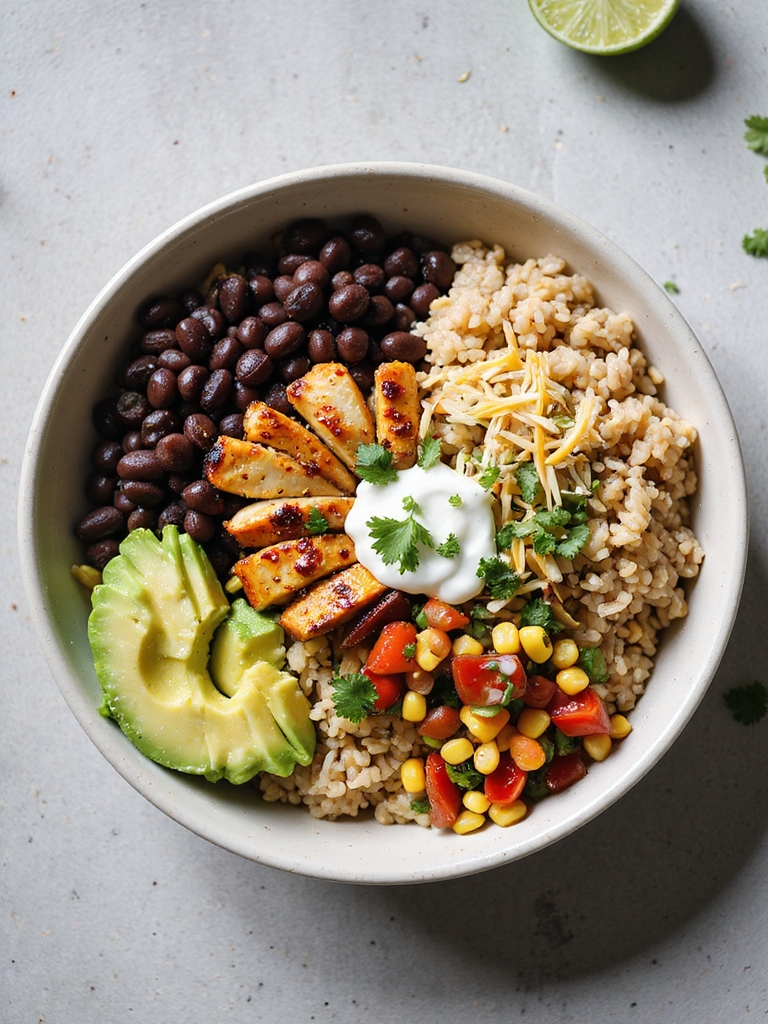 smoky chipotle chicken bowls