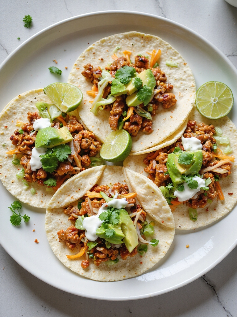 smoky chipotle turkey tacos