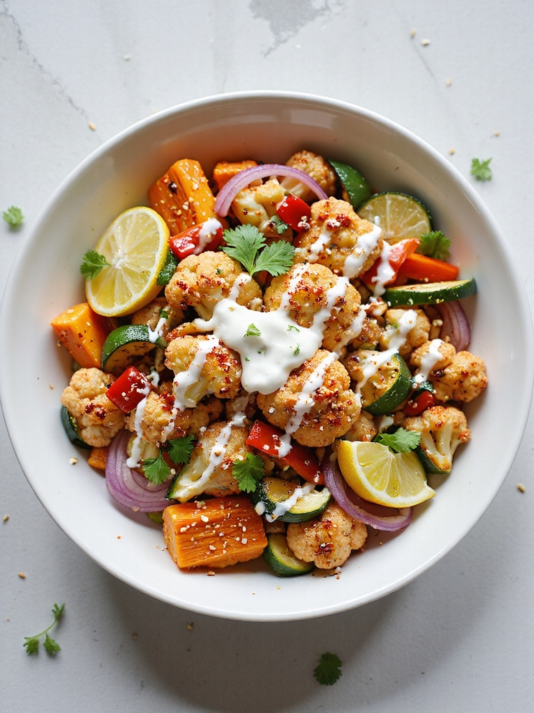 smoky harissa roasted vegetables