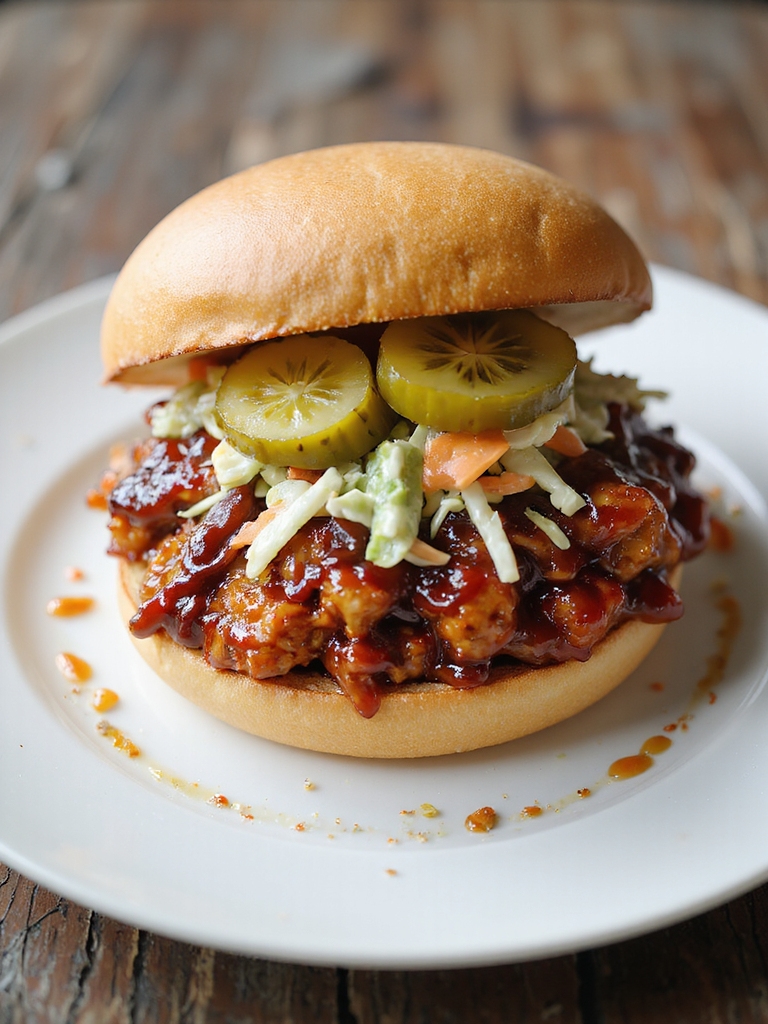 smoky spicy shredded jackfruit