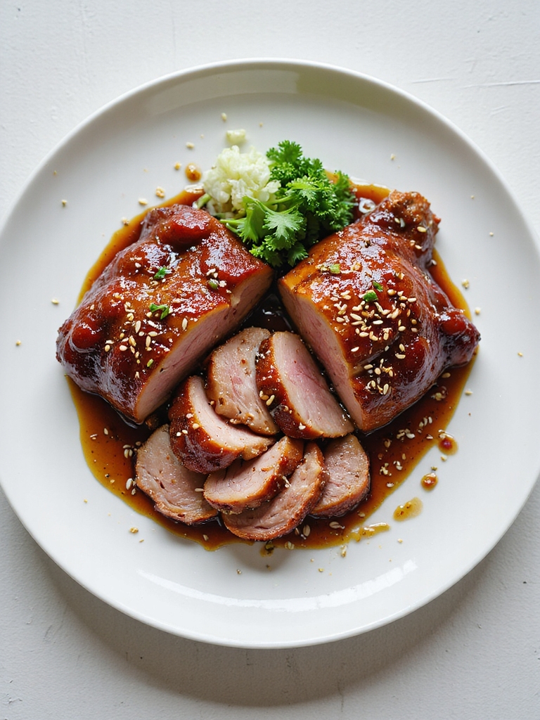 soy ginger glazed pork loin