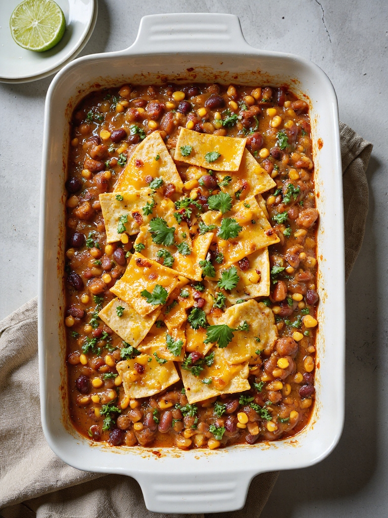 spiced tex mex bean bake
