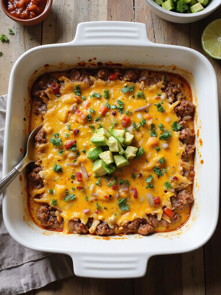 spicy chorizo egg casserole