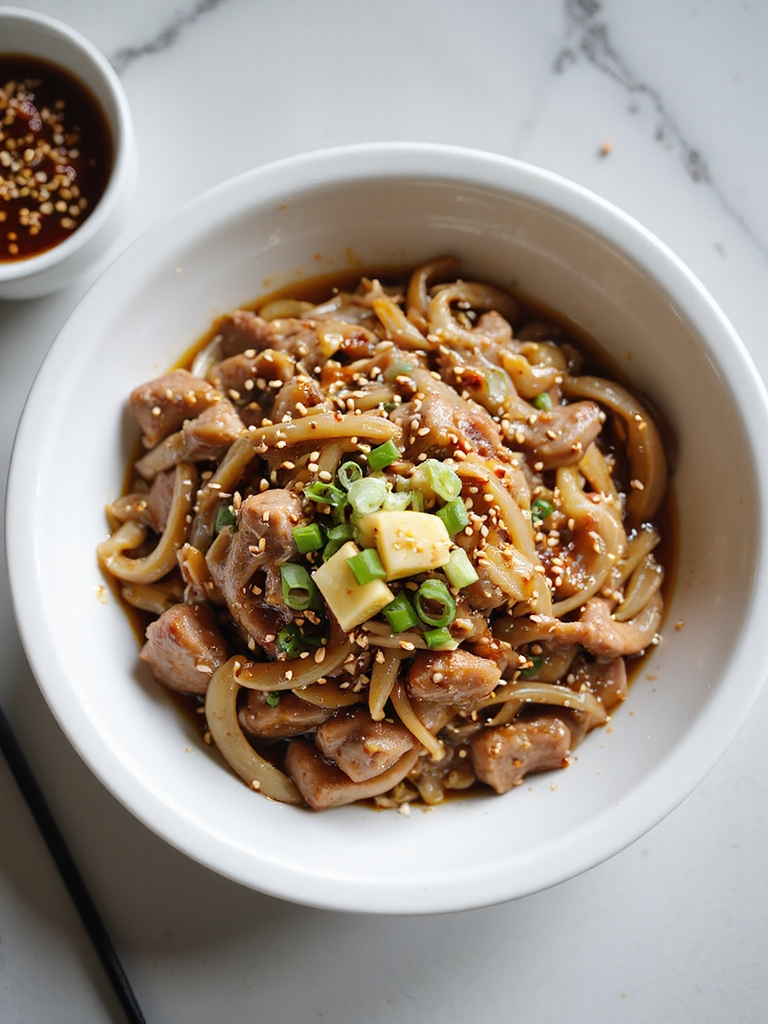 sticky hoisin pineapple pork