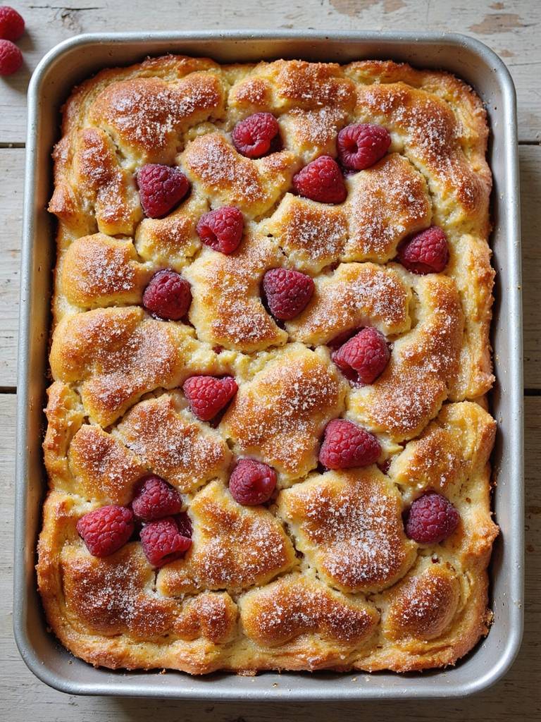 sweet custardy holiday breakfast bake