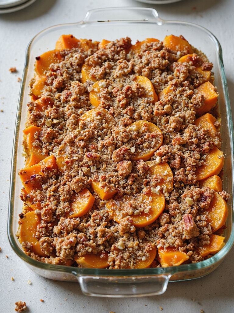 sweet nutty butternut casserole