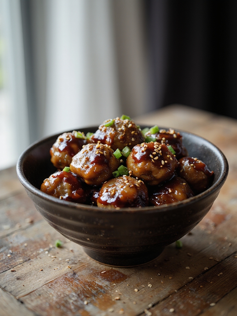 sweet saucy crockpot meatballs