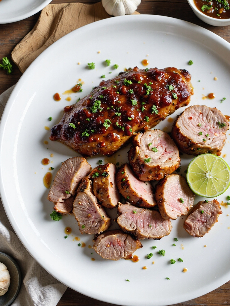 sweet smoky chipotle glaze