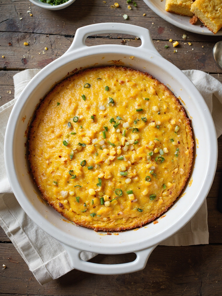sweet spicy creamy cornbread casserole
