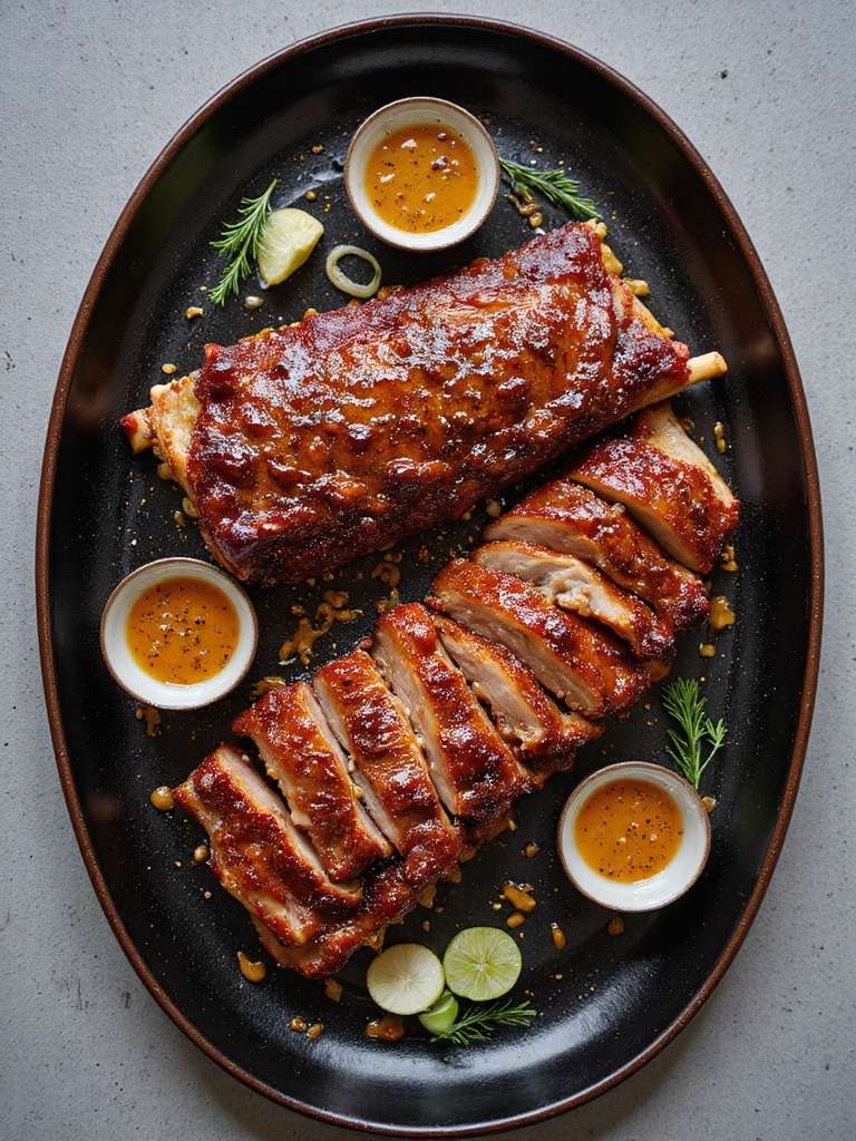 sweet spicy tangy sticky glazes