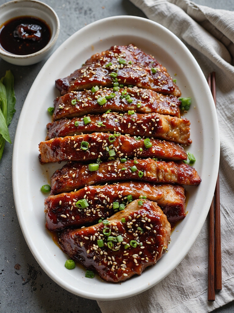 sweet sticky slow cooked ribs