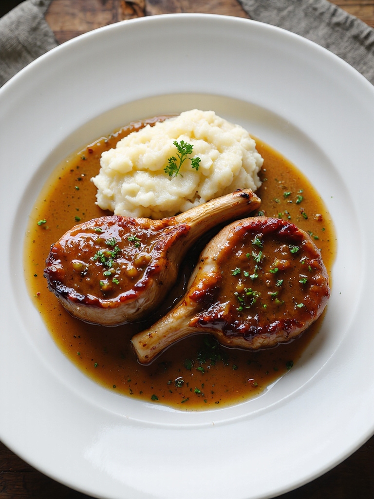 sweet tea glazed pork chops