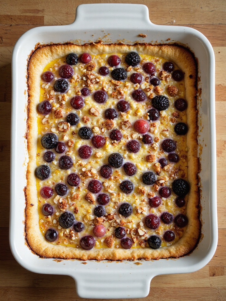tangy yogurt berry strata