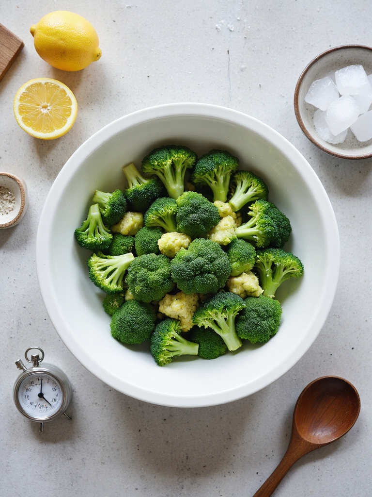 tender crisp uniformly blanched broccoli