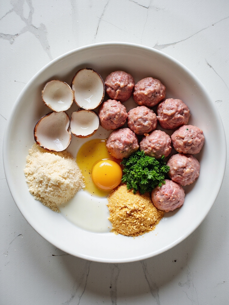 tender juicy pork meatballs