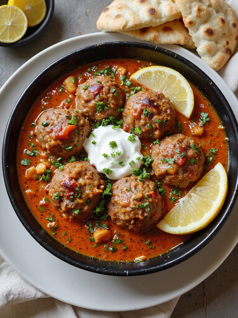 tender mediterranean lamb meatballs