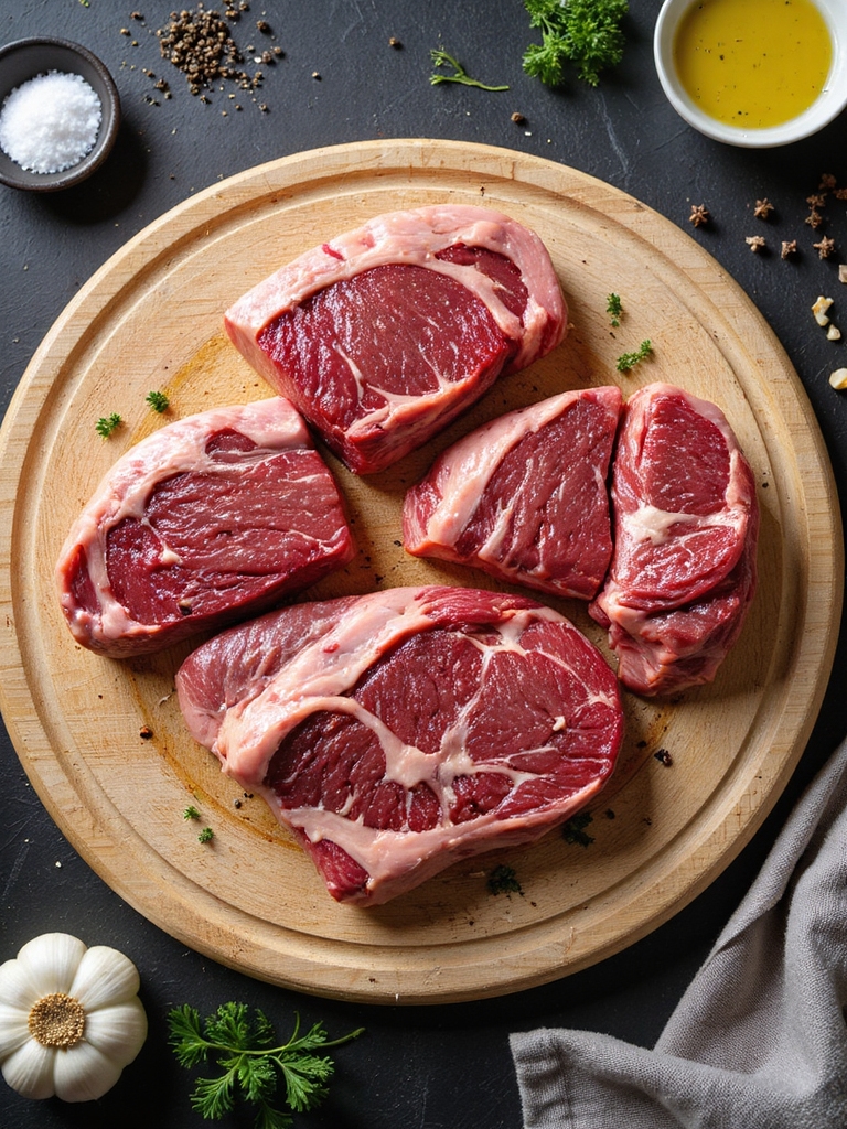 tender well marbled cubed steak
