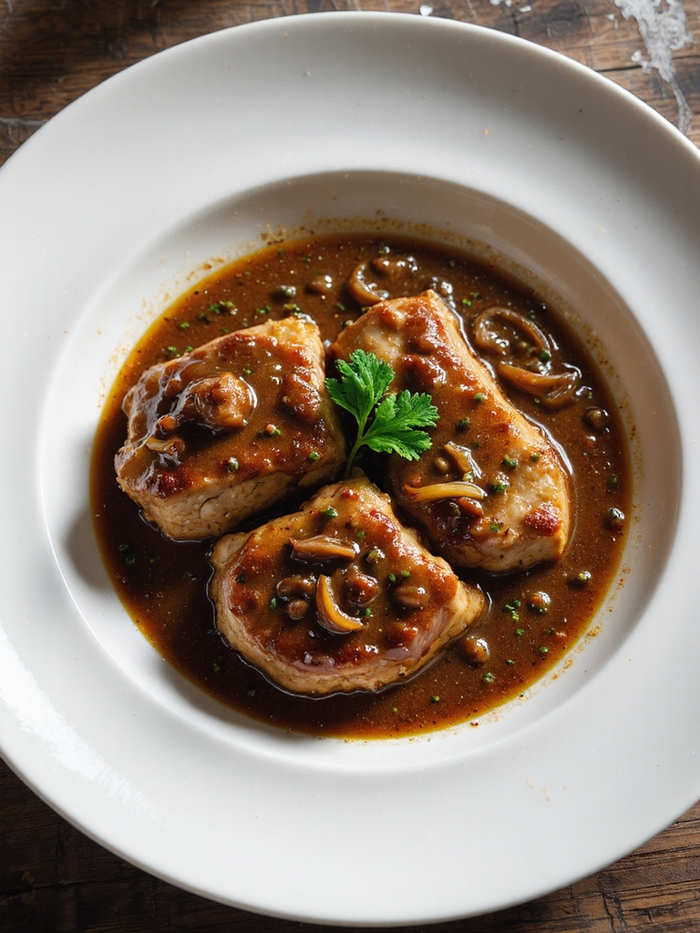 tenderized cube steaks simmered