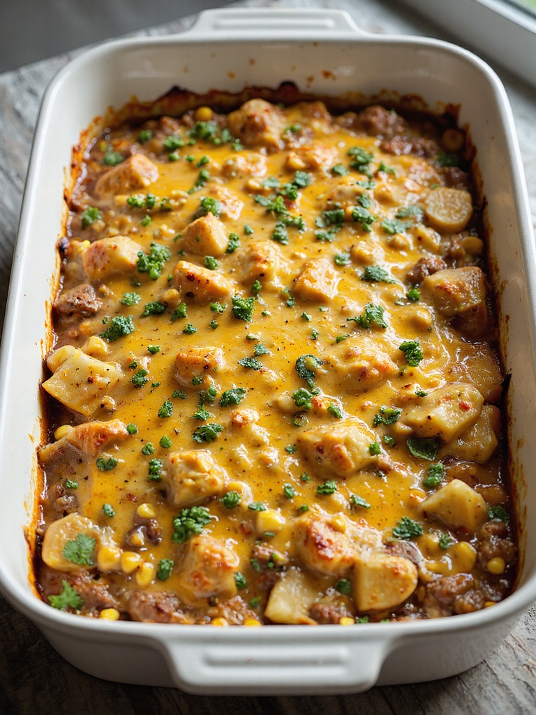 tex mex beef potato casserole