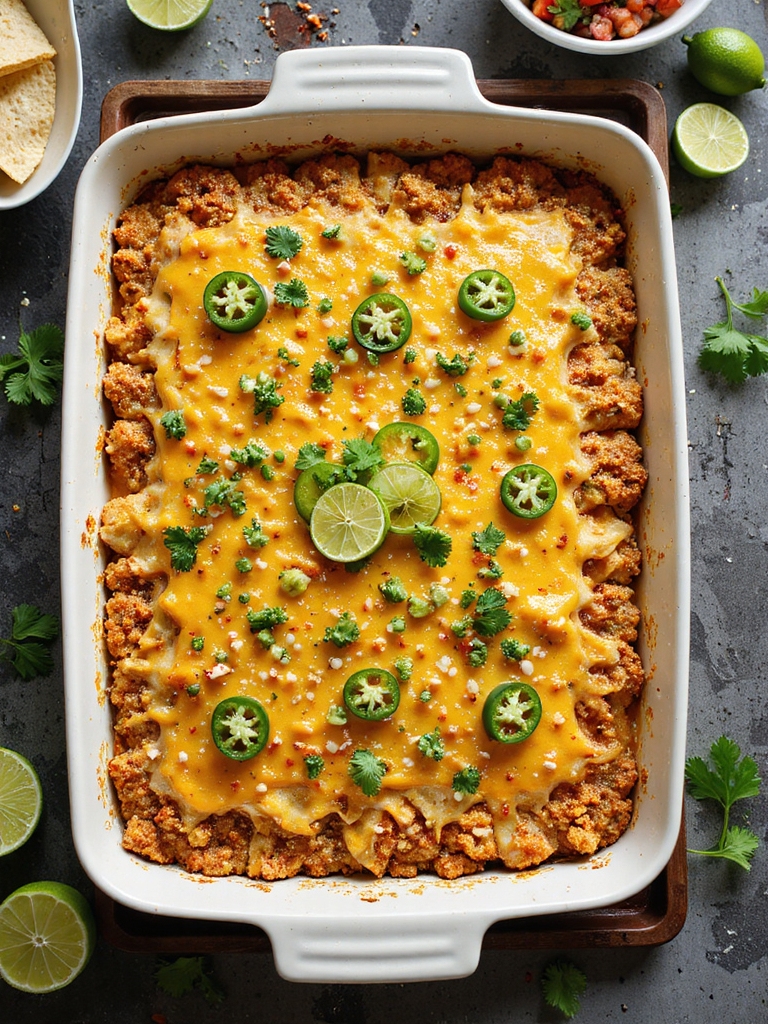 tex mex twice baked potato casserole