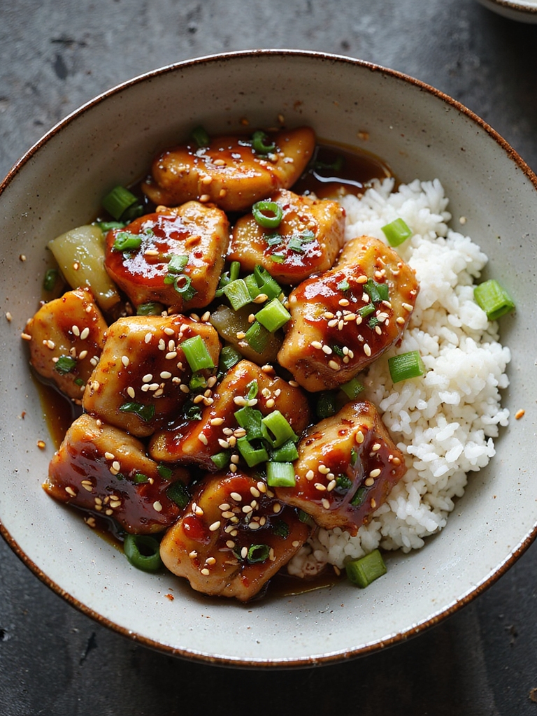 thick glossy teriyaki glaze