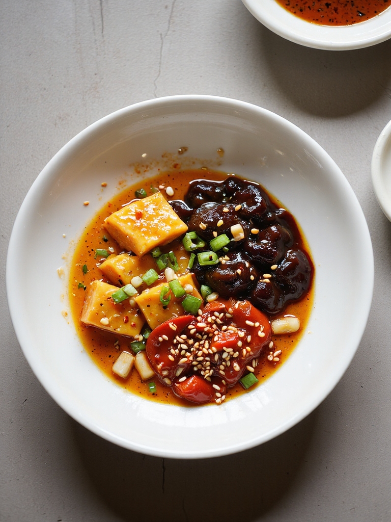 three flavorful dipping sauces