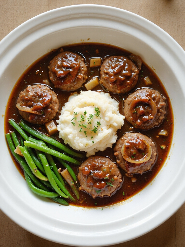 time saving slow cooker salisbury steak