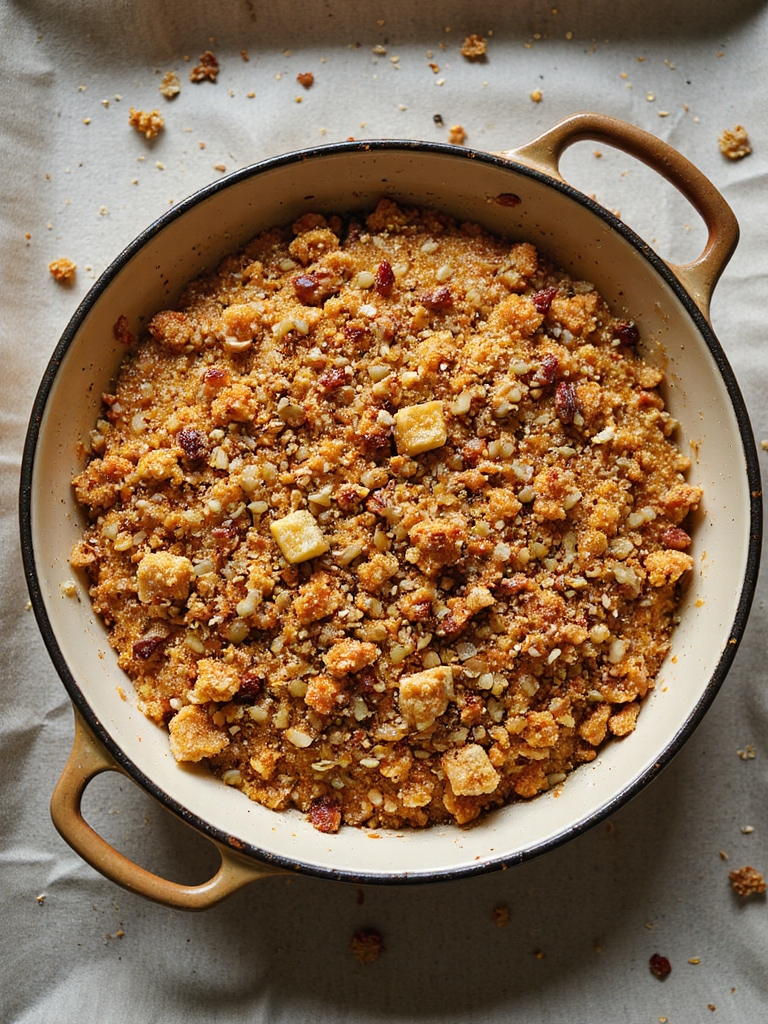 toasted panko and nuts crunch