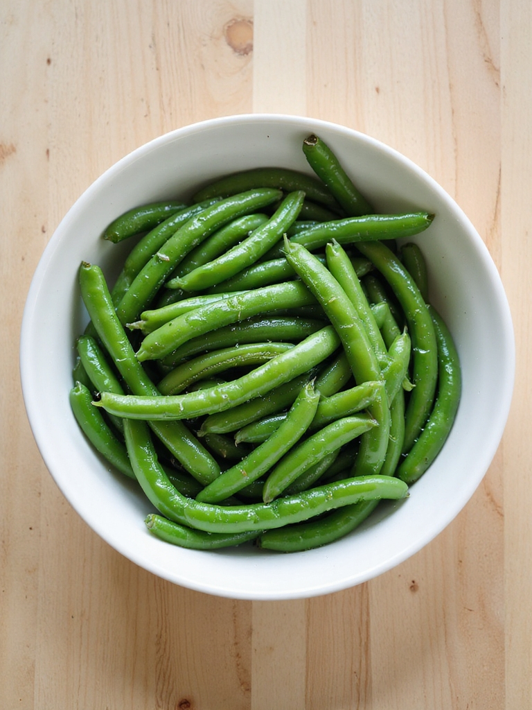 trim blanch shock dry