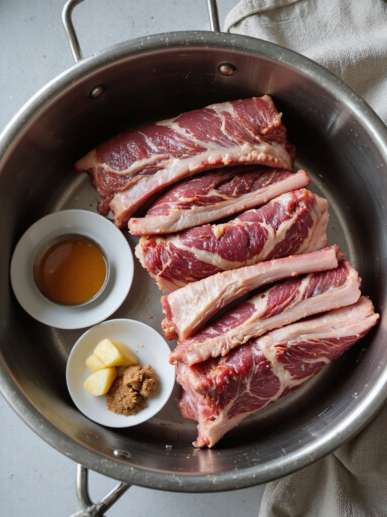 trim season slow cook caramelize